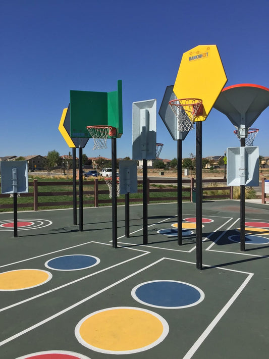 Amazing basketball courts and hoops
