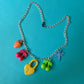 Vintage charm necklace lock
