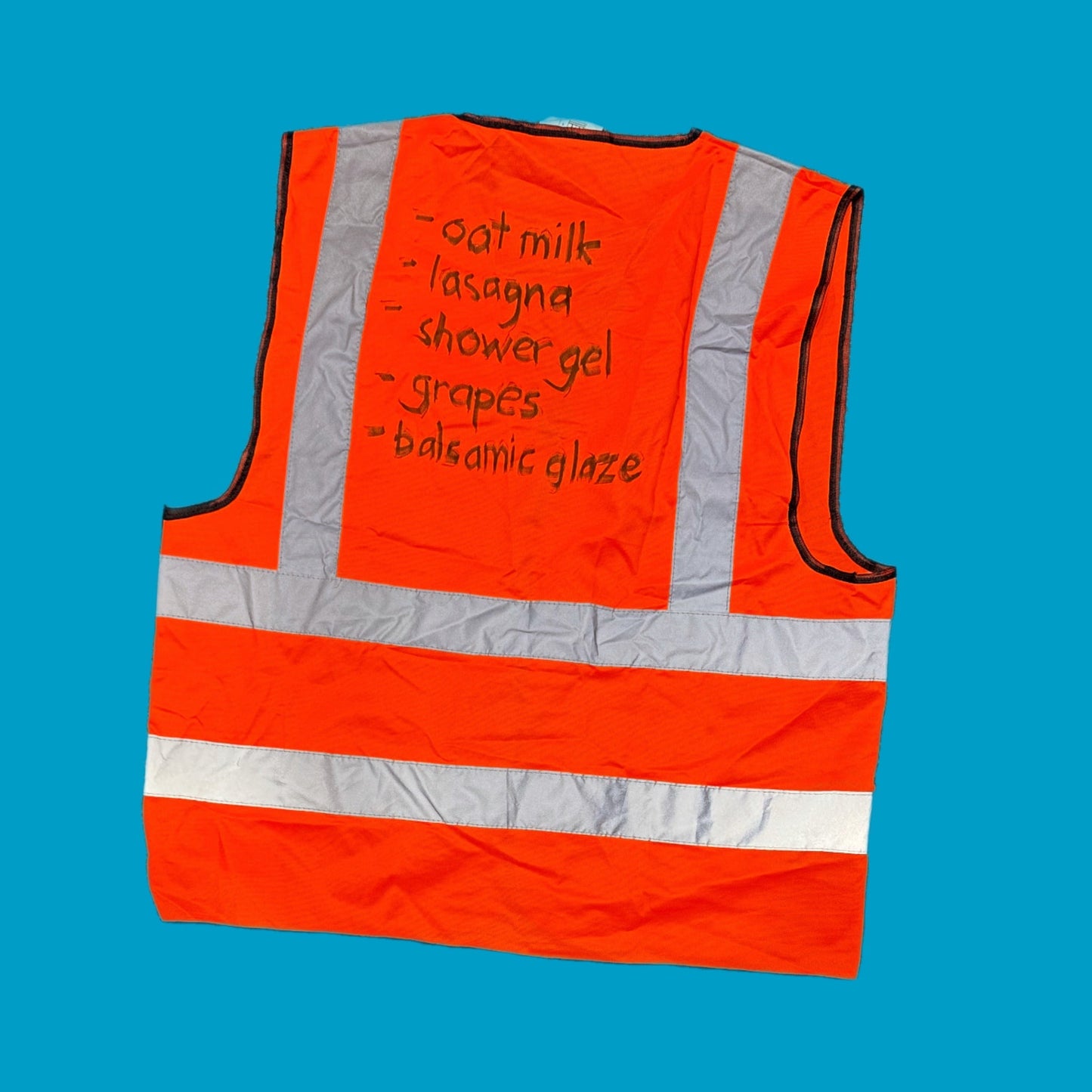 High vis vest Shopping list