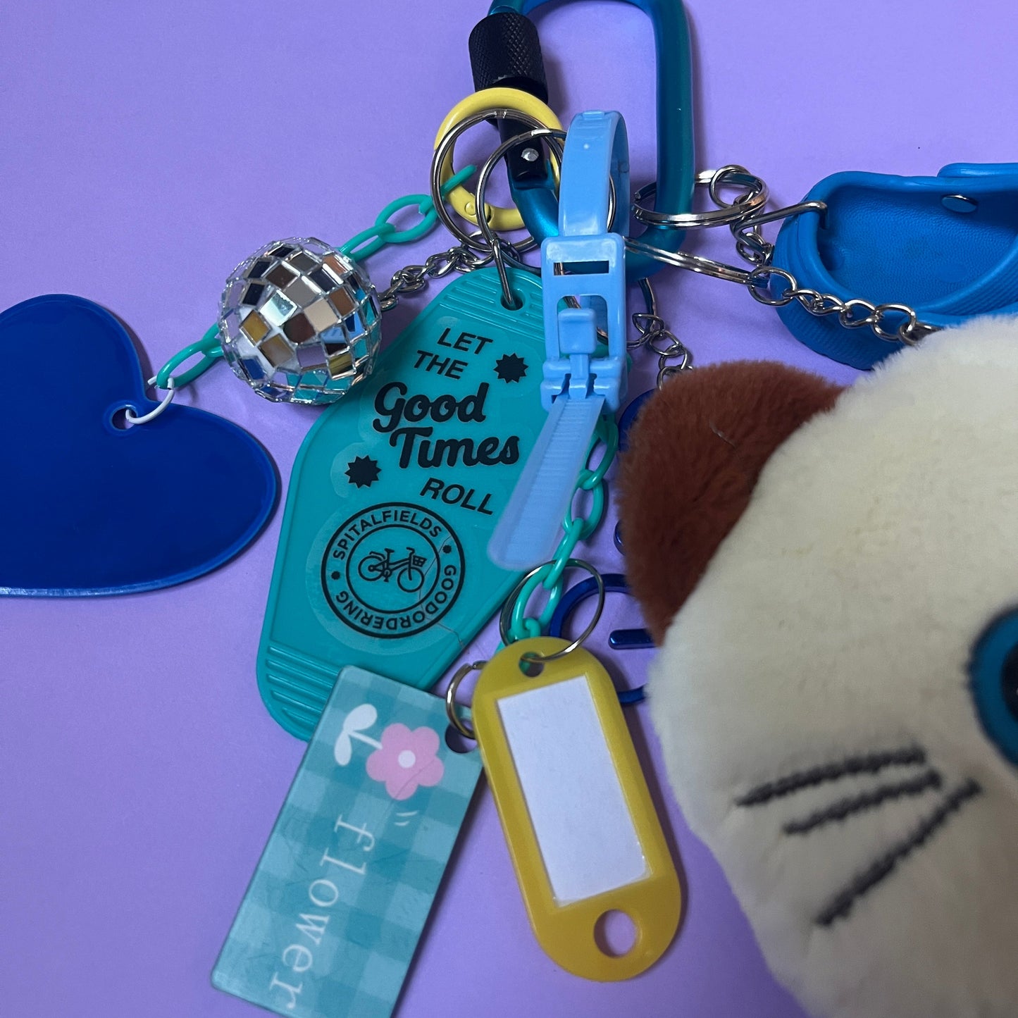 Bag charm and keyring cat