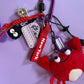 Crab bag charm airtag holder