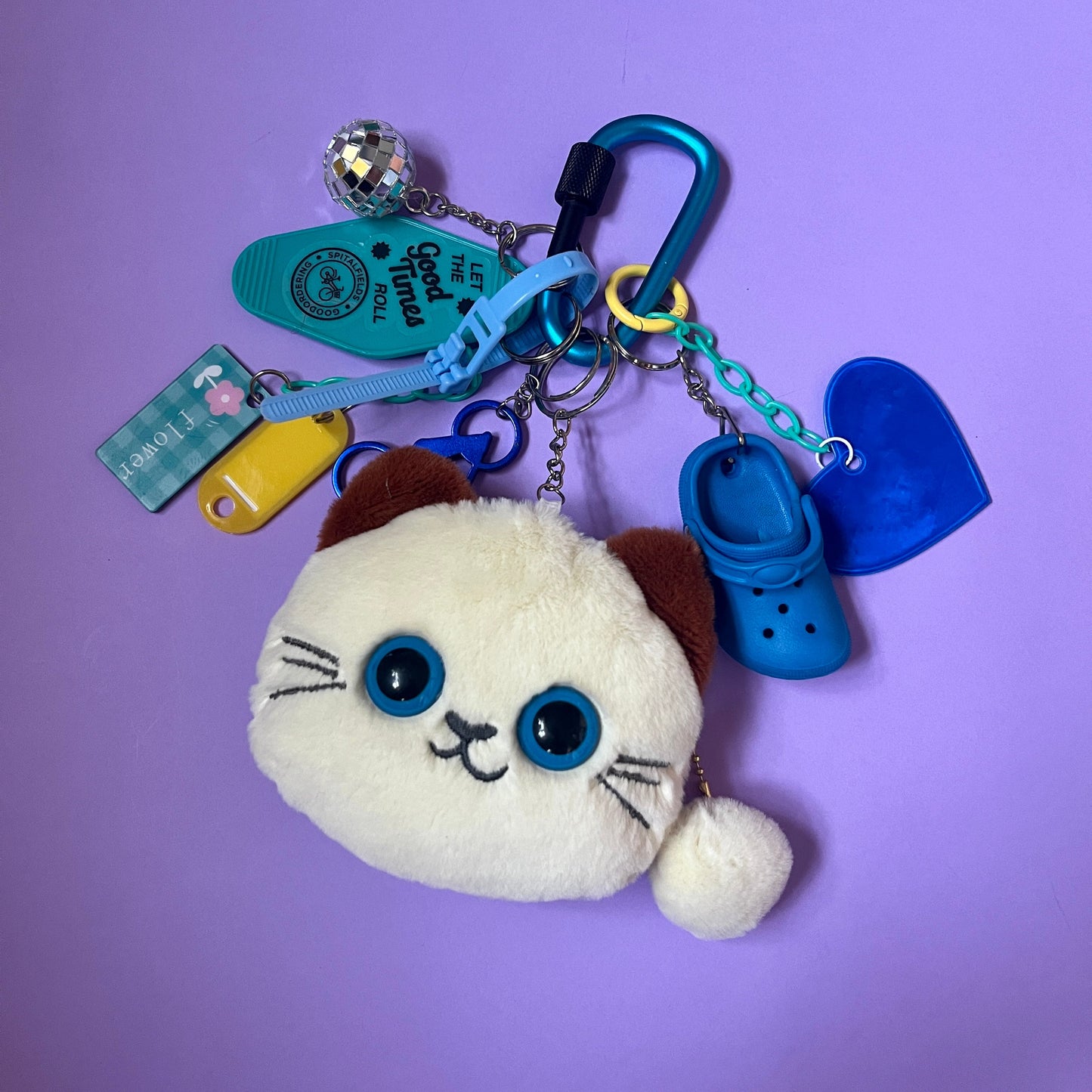 Bag charm and keyring cat
