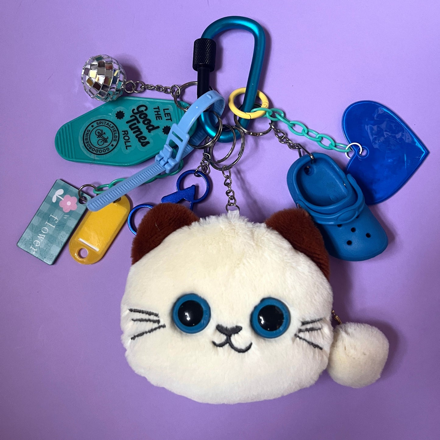 Bag charm and keyring cat