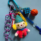 Bag charm yellow clown 1