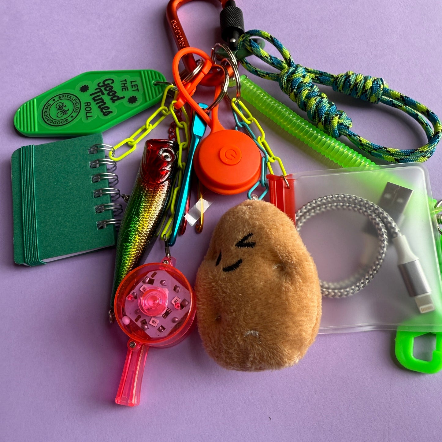 Bag charm and keyring potato