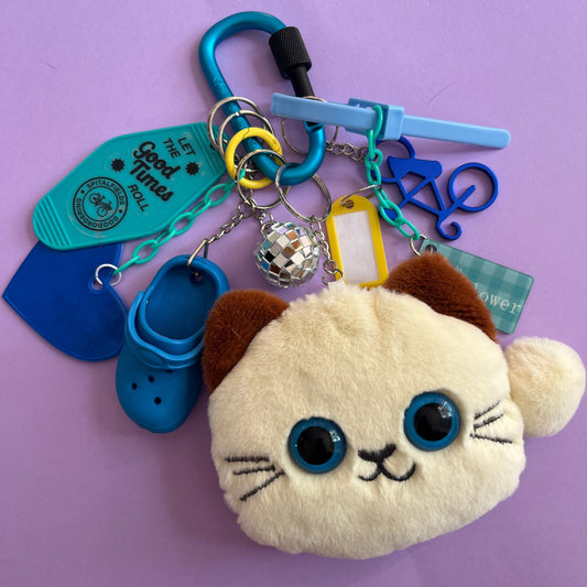Bag charm and keyring cat