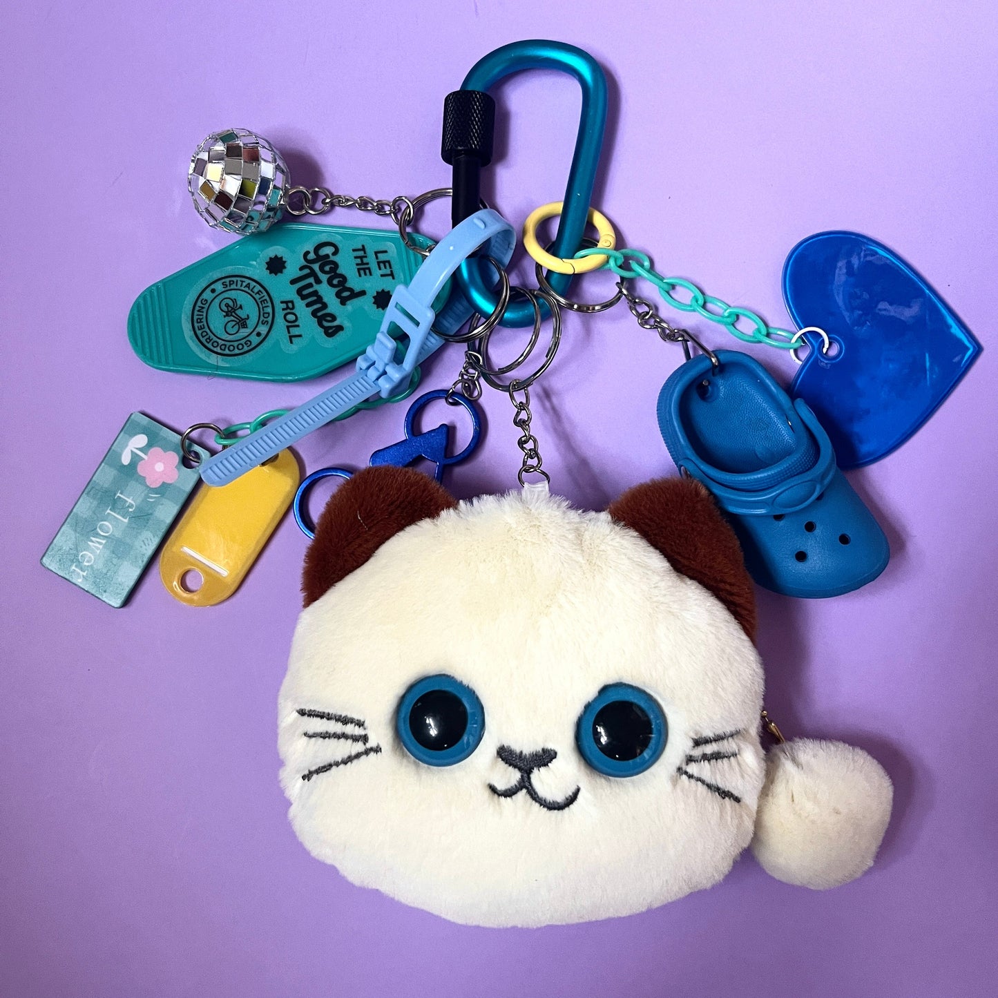 Bag charm and keyring cat