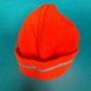 Neon orange beanie with reflective stripe