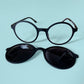 '+1.5 readers magnetic glasses black