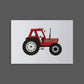 Fiat 110-90 Tractor Print red