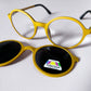 '+1.5 readers magnetic glasses yellow