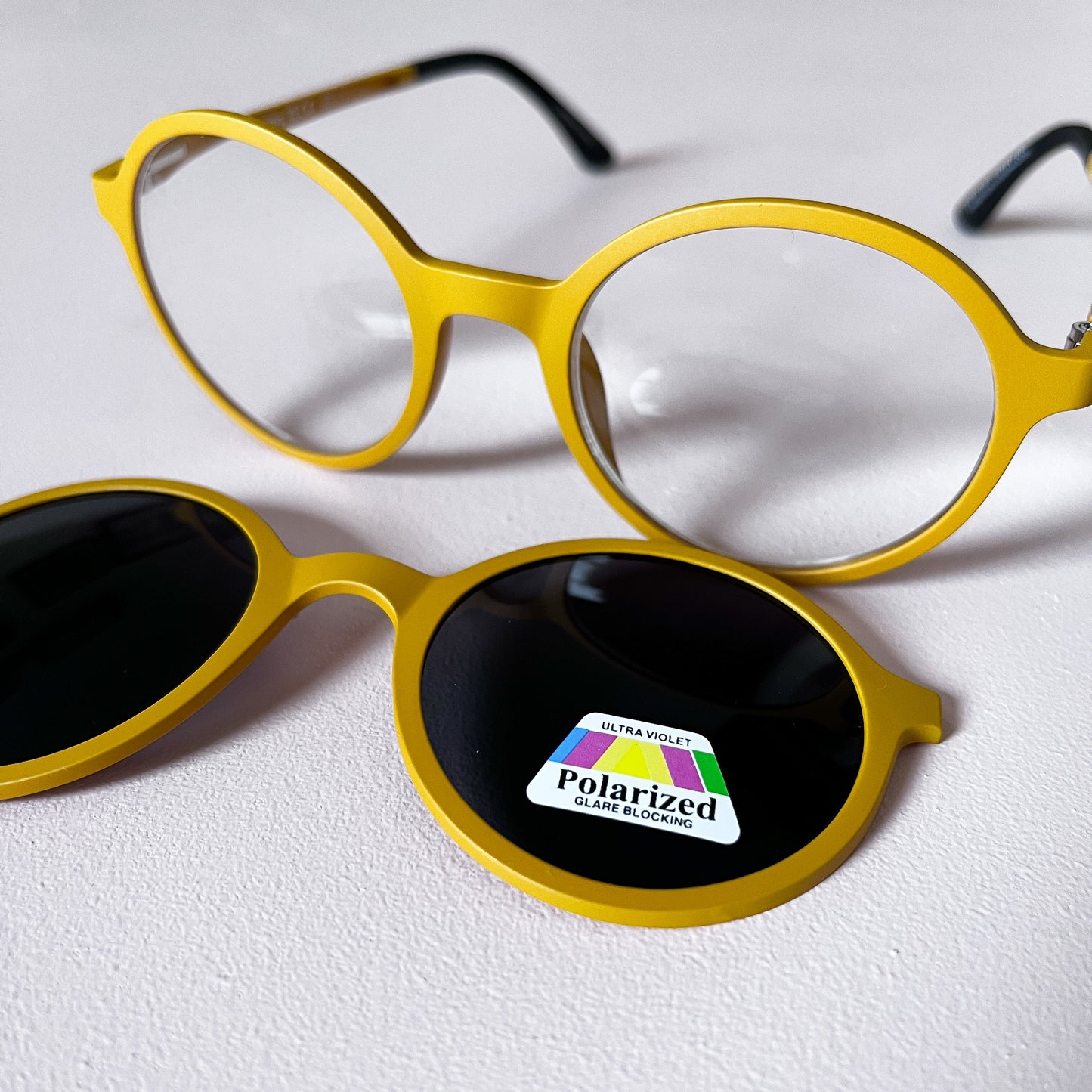 '+1.5 readers magnetic glasses yellow