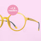 '+1.5 readers magnetic glasses yellow
