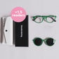 '+1.5 readers magnetic glasses green