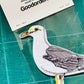 Seagull iron-on embroidered Patch