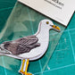 Seagull iron-on embroidered Patch