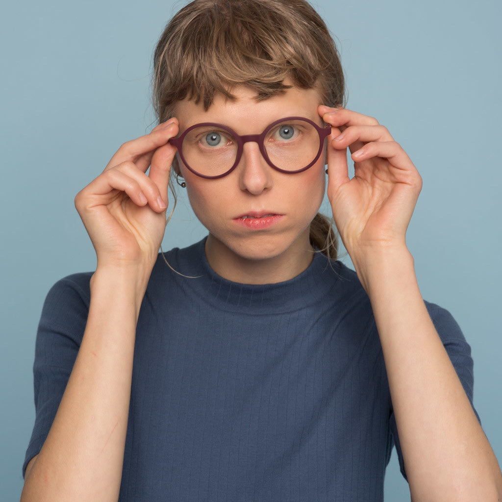 '+1.5 readers magnetic glasses maroon